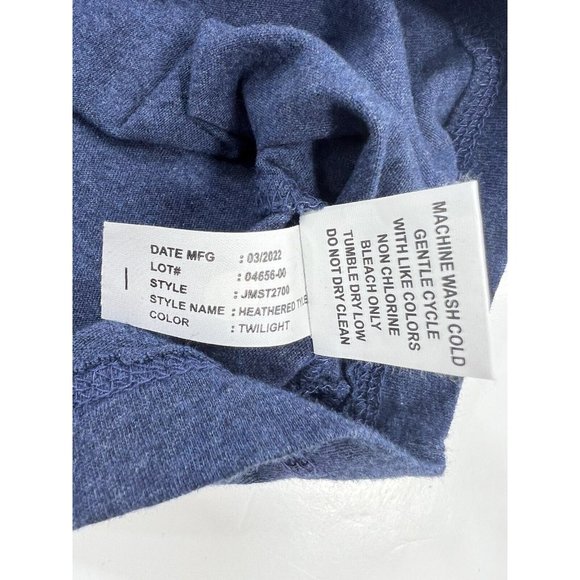 Johnnie-O Mens Small North Carolina Tar Heels T Shirt Blue Short Sleeve - Picture 9 of 11